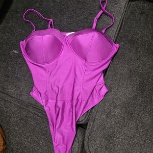 Vibrant Purple Bodysuit